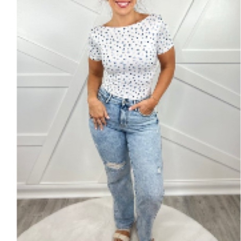 Retro Remix Judy Blue Straight Leg Jeans